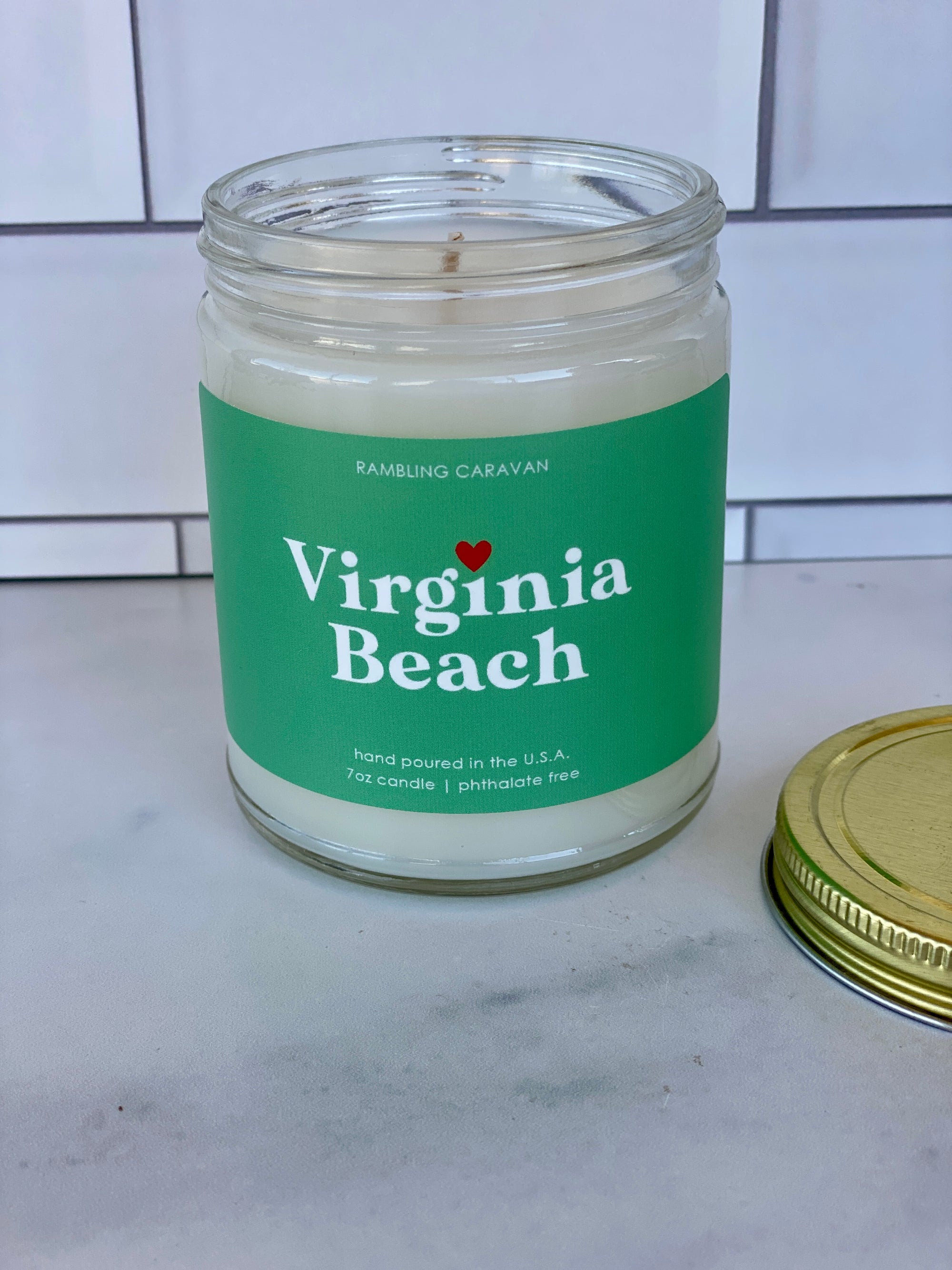 Virginia Beach, VA (modern) Candle