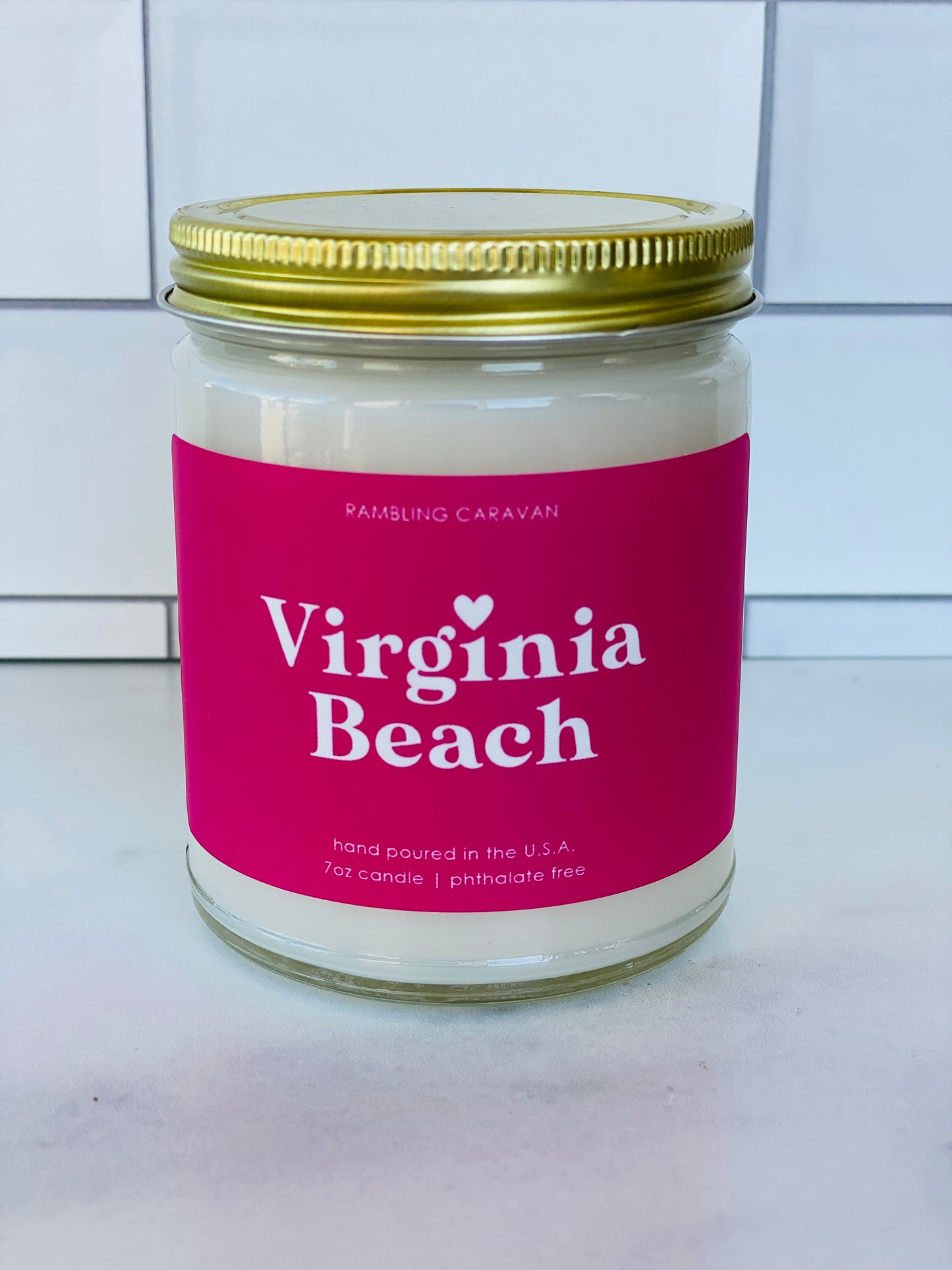 Virginia Beach, VA (modern) Candle