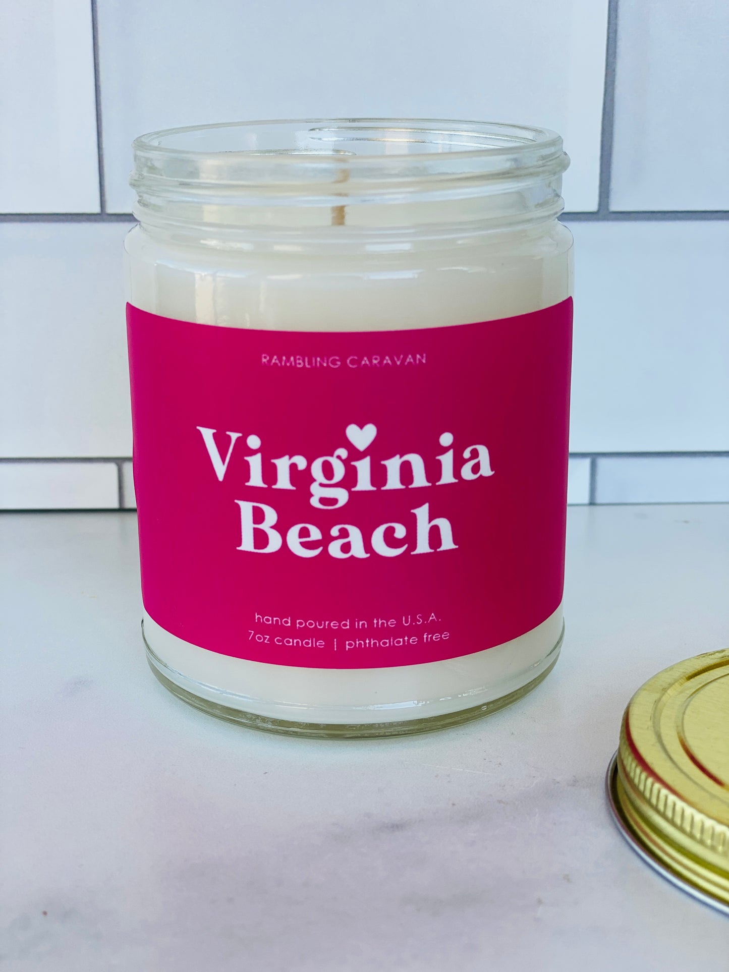 Virginia Beach, VA (modern) Candle