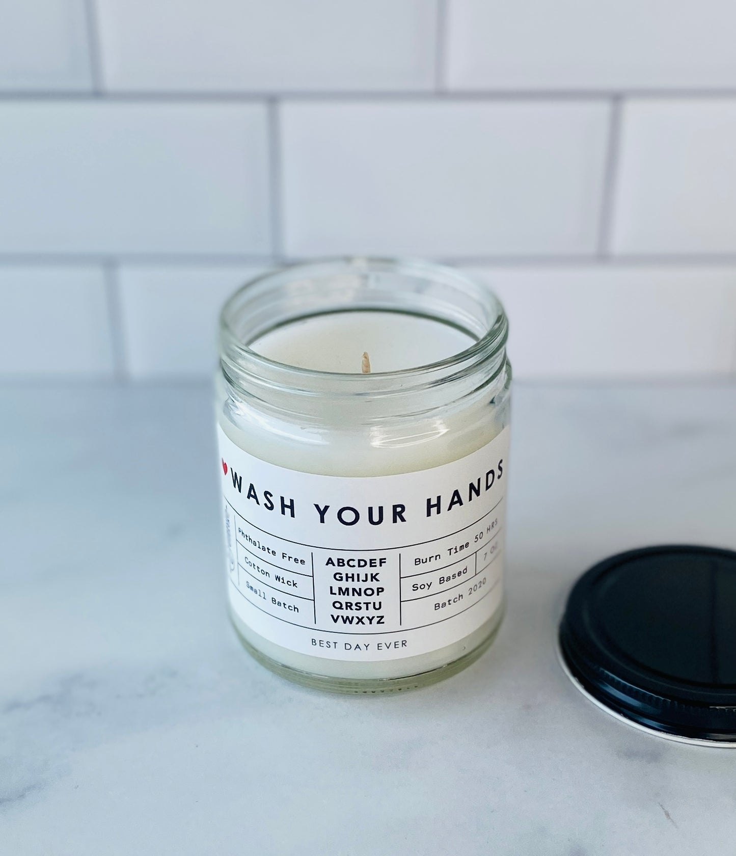 Wash Your Hands Candle