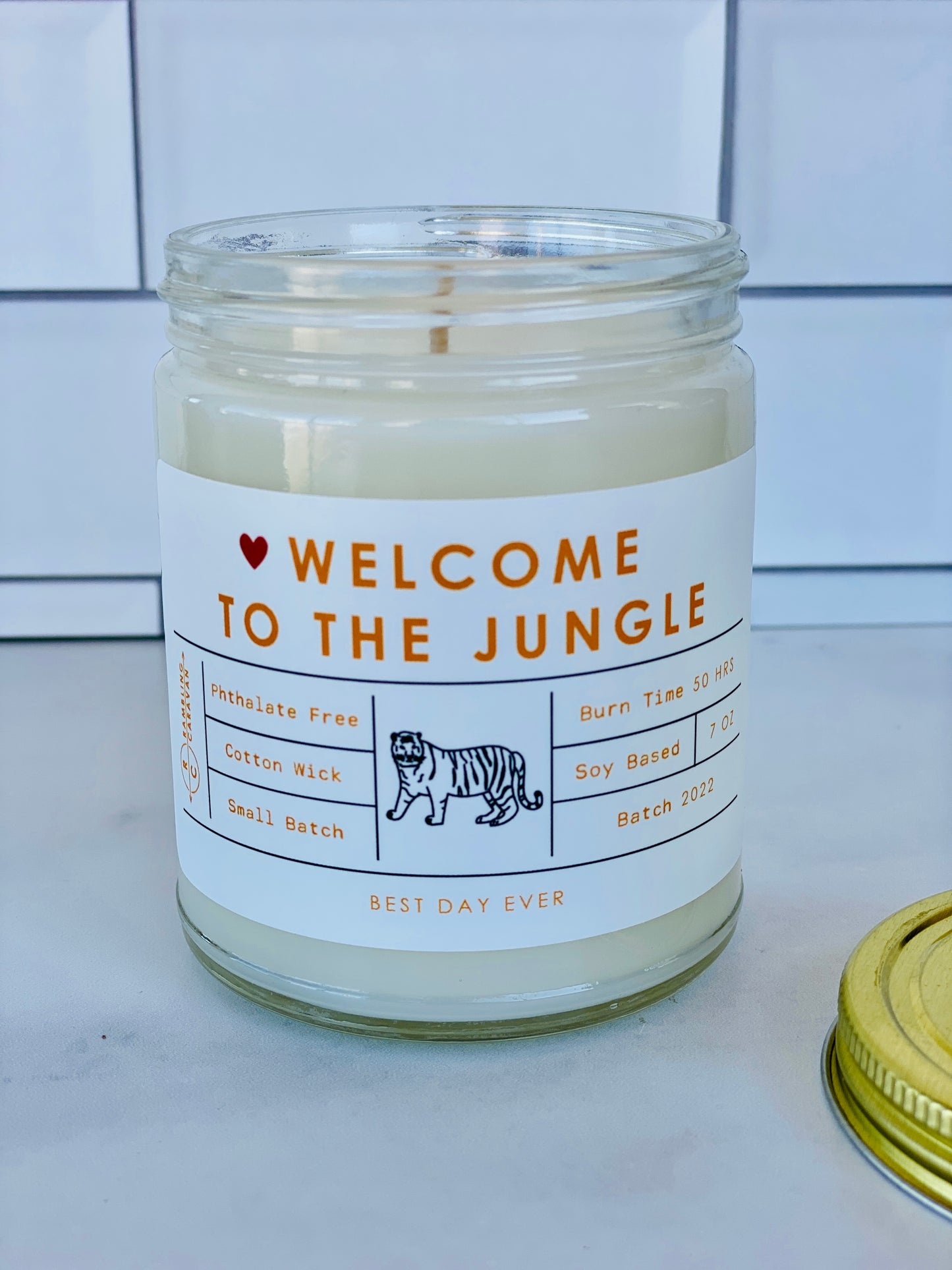 Welcome To The Jungle Candle