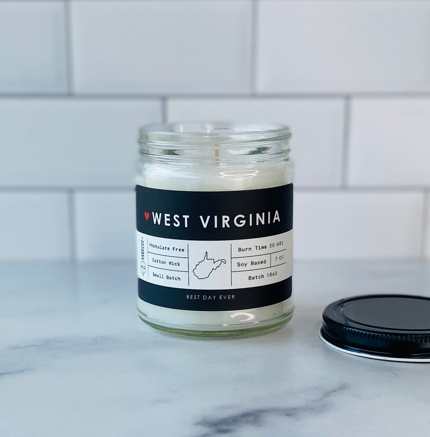 West Virginia Candle