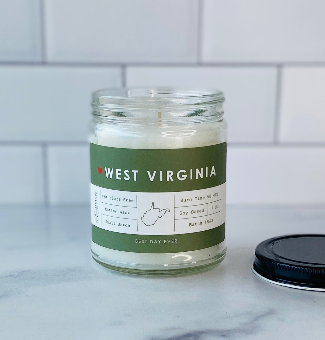 West Virginia Candle