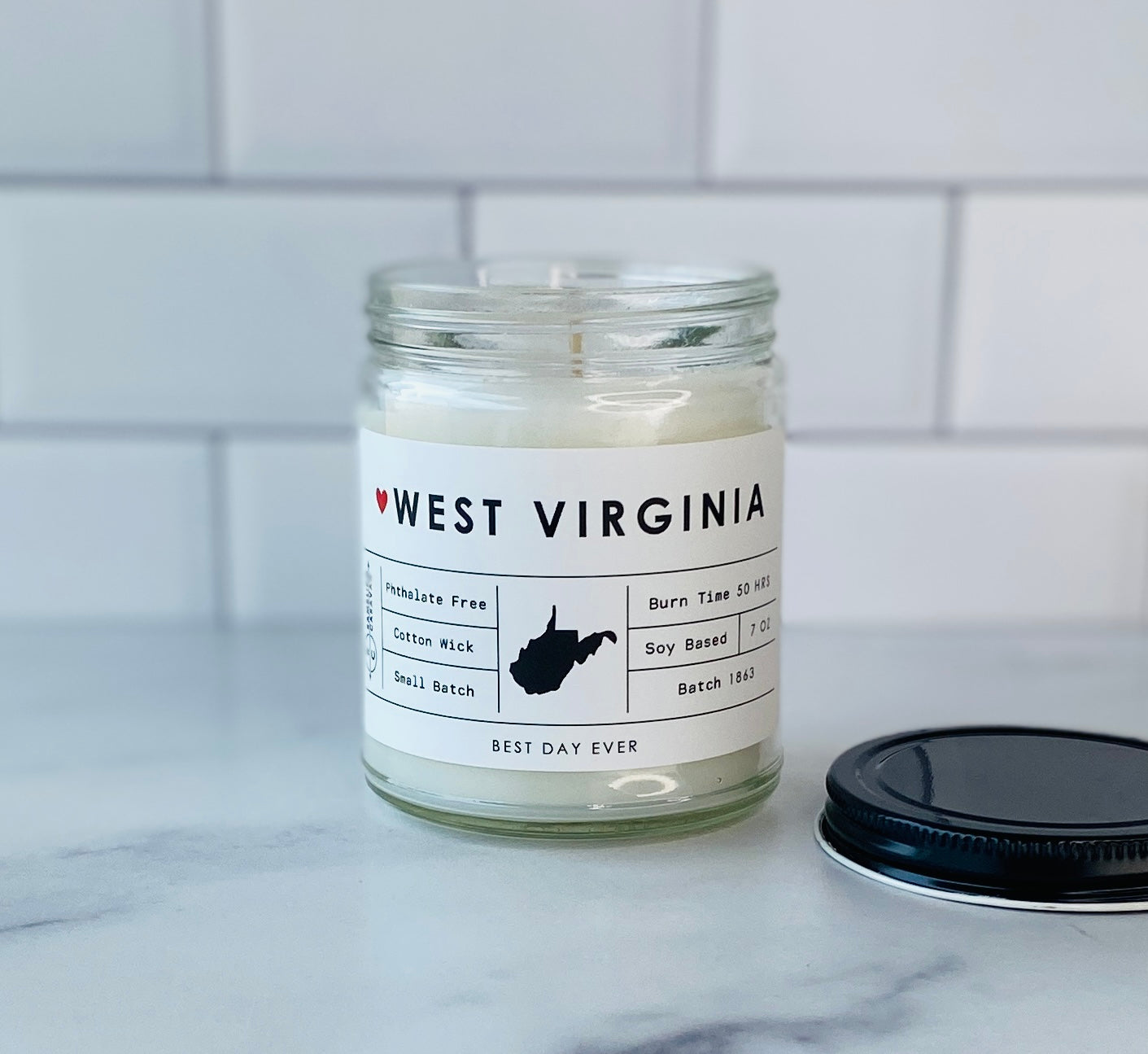 West Virginia Candle