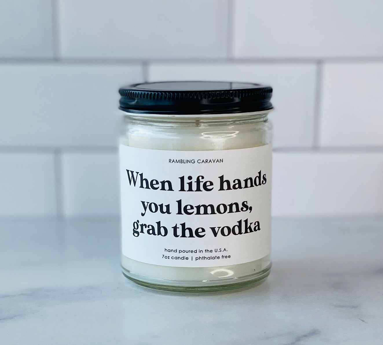 When life hands you lemons, grab the vodka Candle