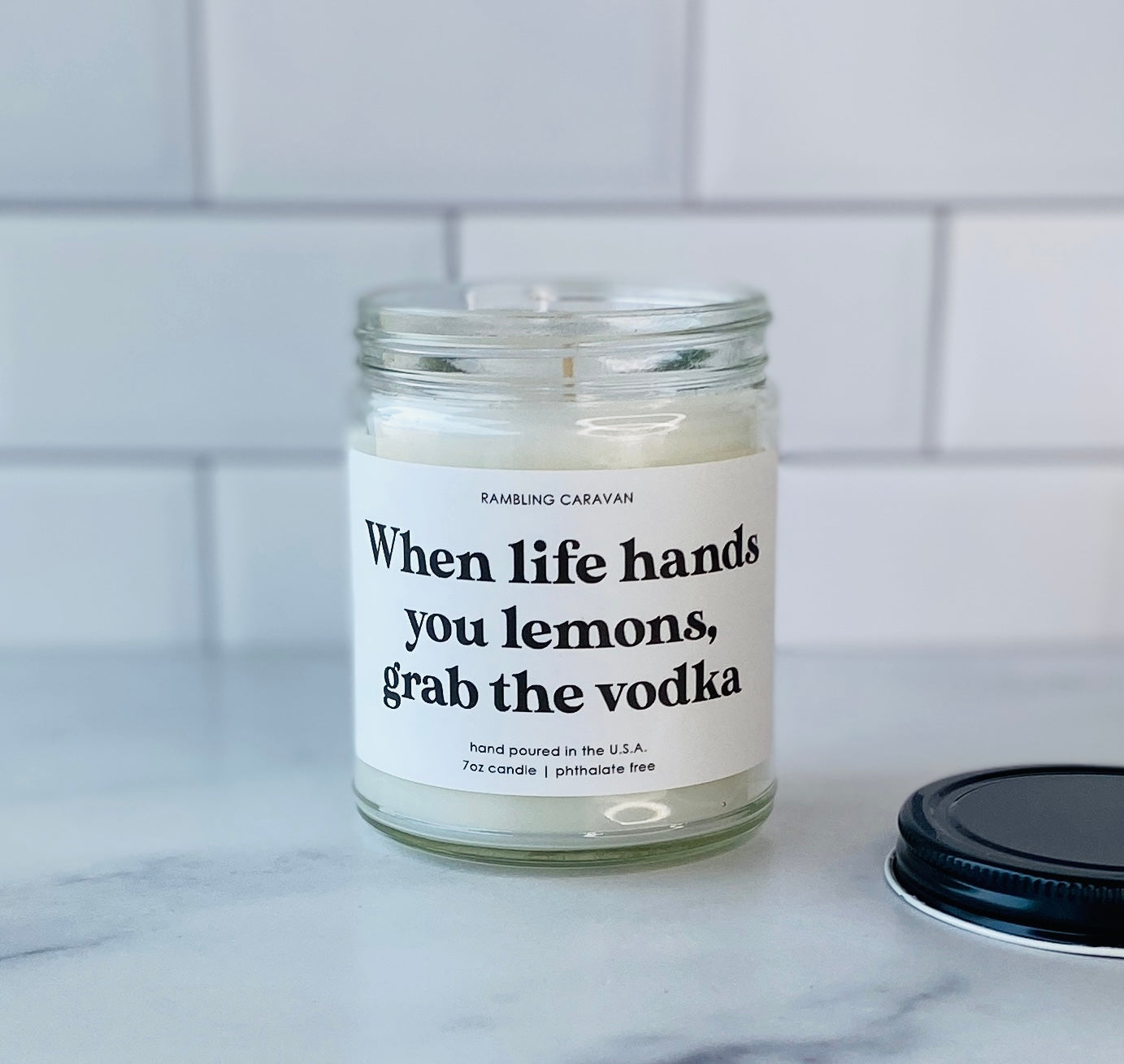 When life hands you lemons, grab the vodka Candle