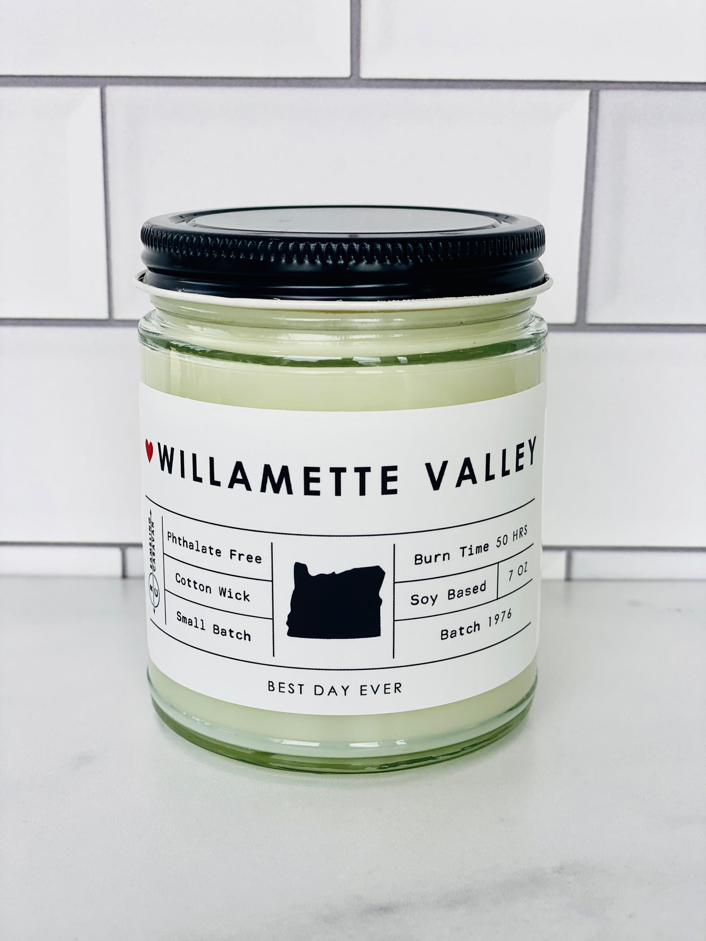 Willamette Valley, OR Candle