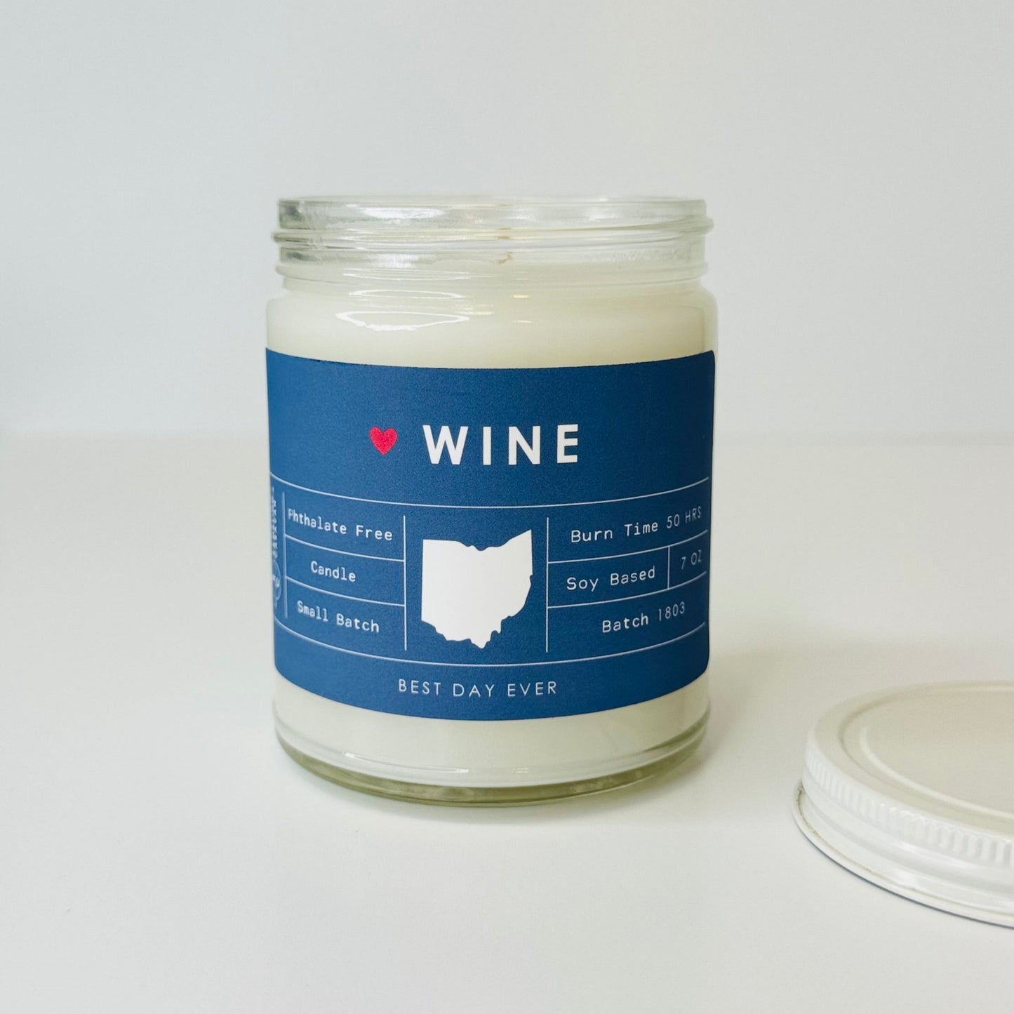 Wine, Ohio Candle