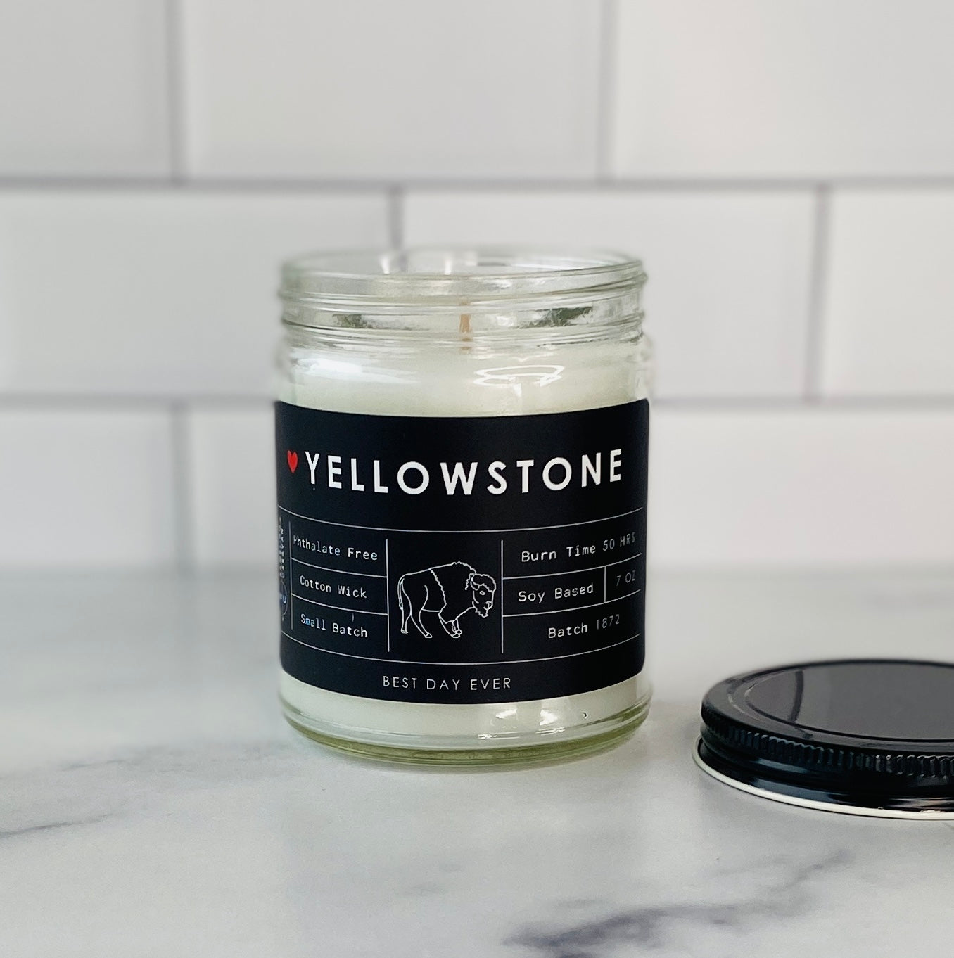 Yellowstone National Park Candle