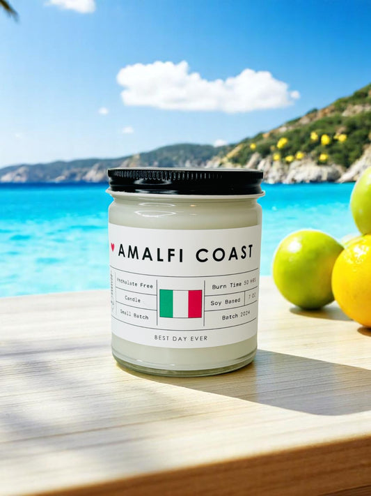 Amalfi Coast, Italy Candle