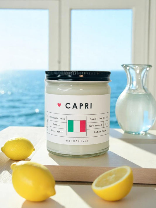 Capri, Italy Candle