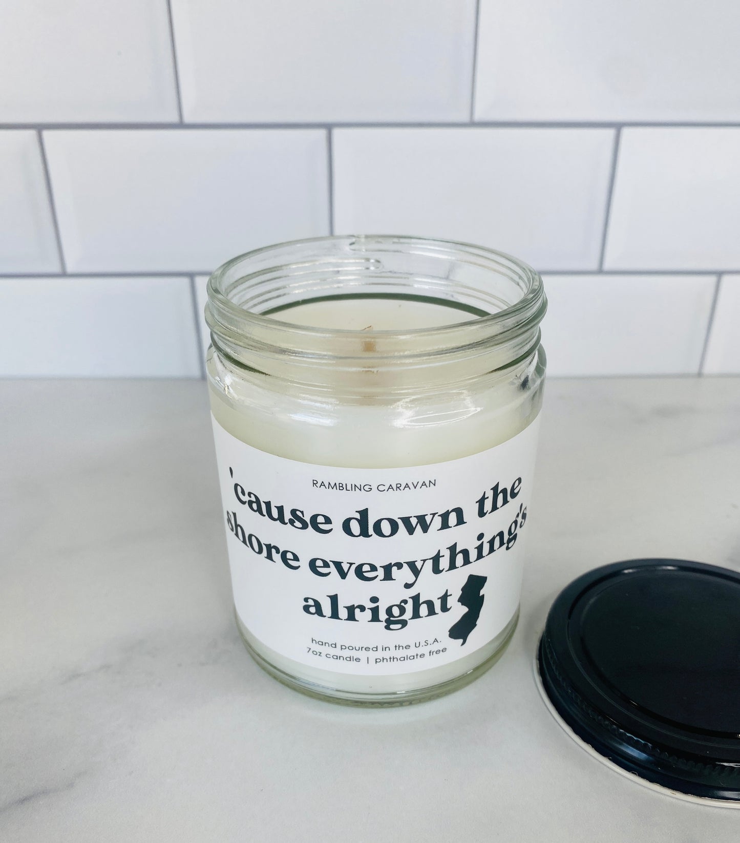 'Cause Down The Shore Everything's Alright Candle