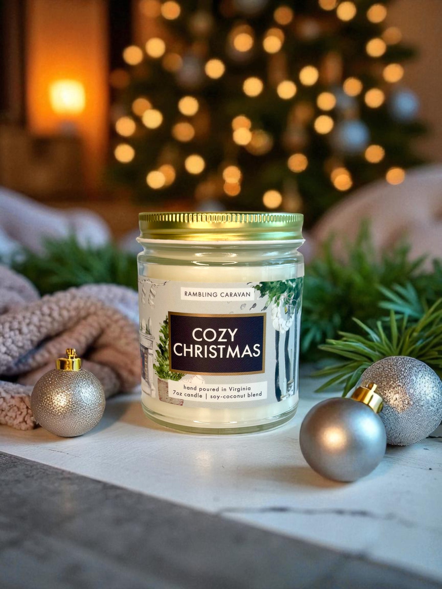 Cozy Christmas Candle
