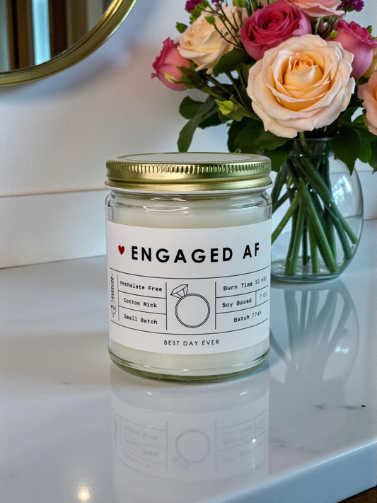 Engaged AF Candle