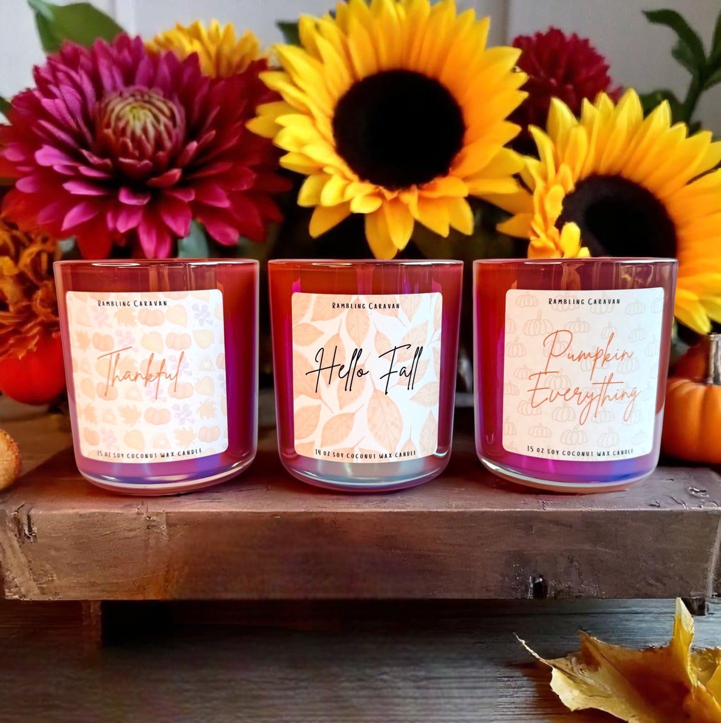 Thankful Candle | 14 oz Soy Coconut Wax | Hand Poured | Small Batch