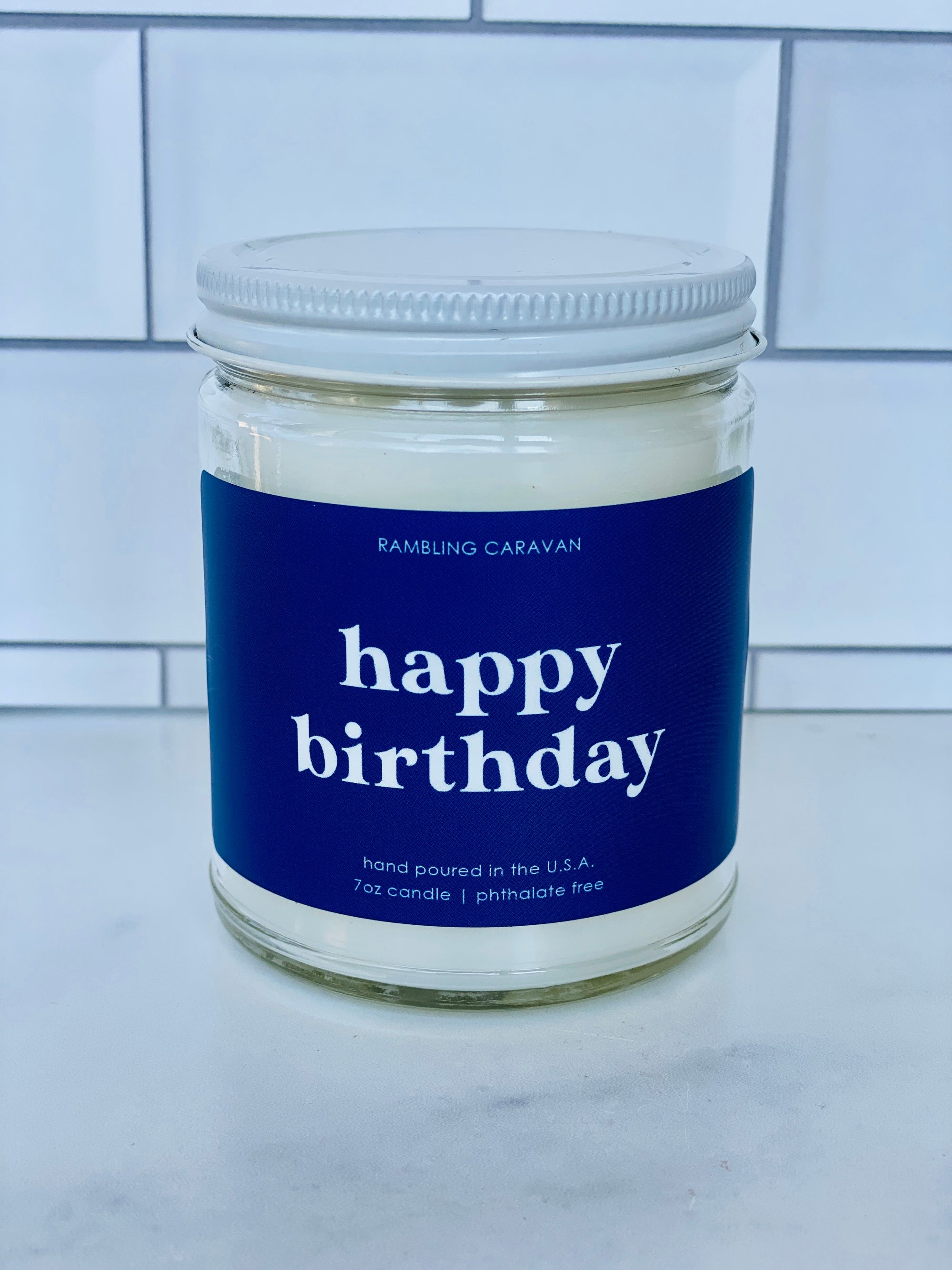 happy birthday (modern) Candle