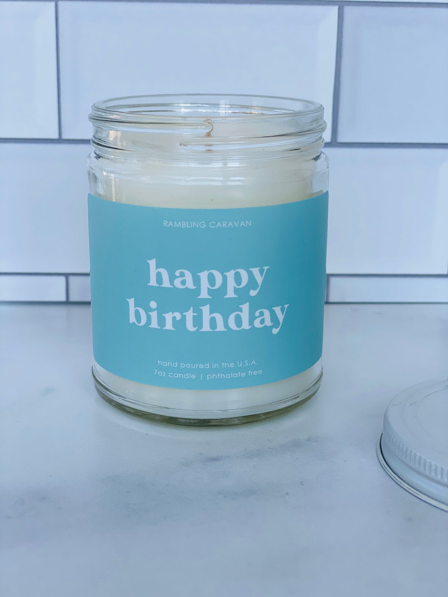 happy birthday (modern) Candle