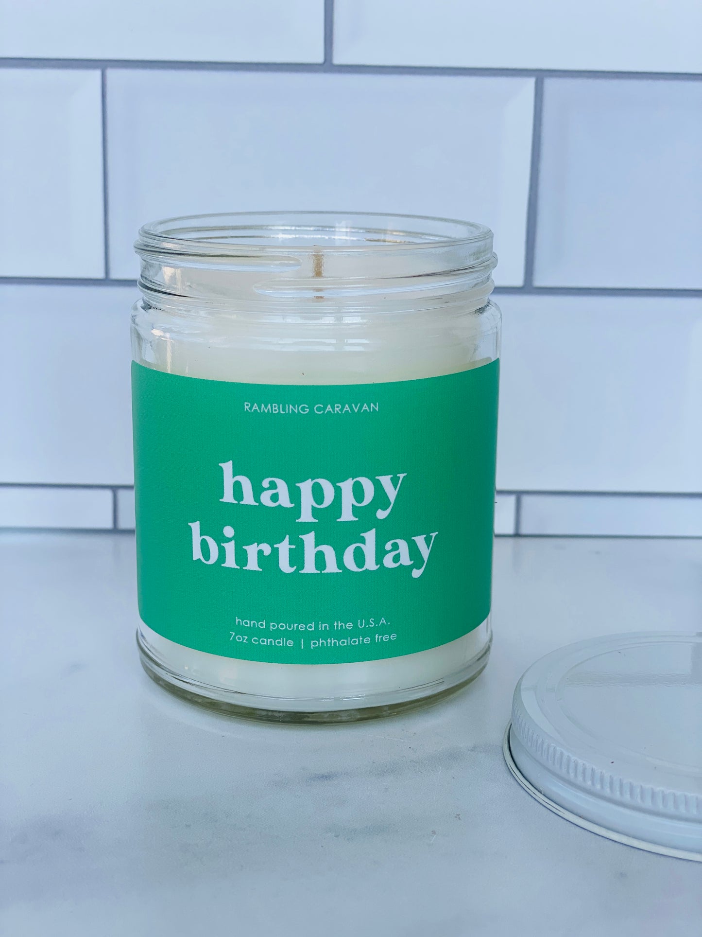 happy birthday (modern) Candle