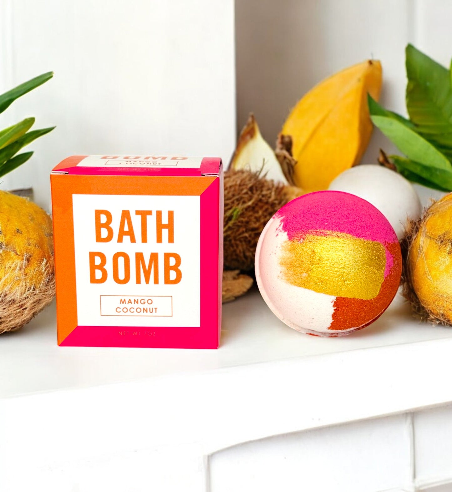 Bath Bomb - Mango Coconut