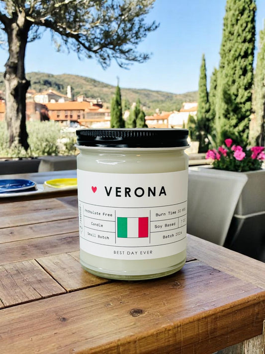 Verona, Italy Candle