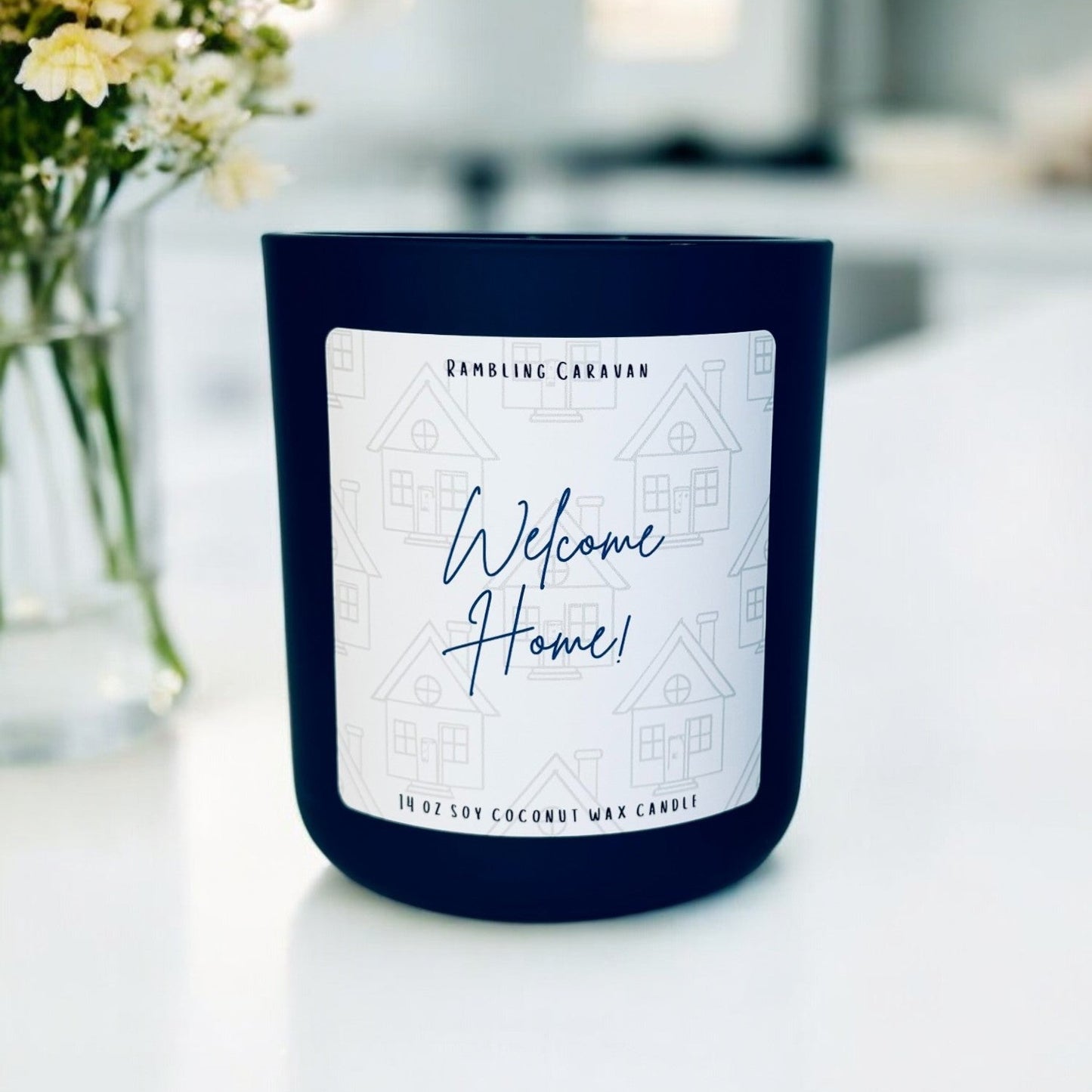 Welcome Home! Candle | 14 oz Soy Coconut Wax | Hand Poured | Small Batch