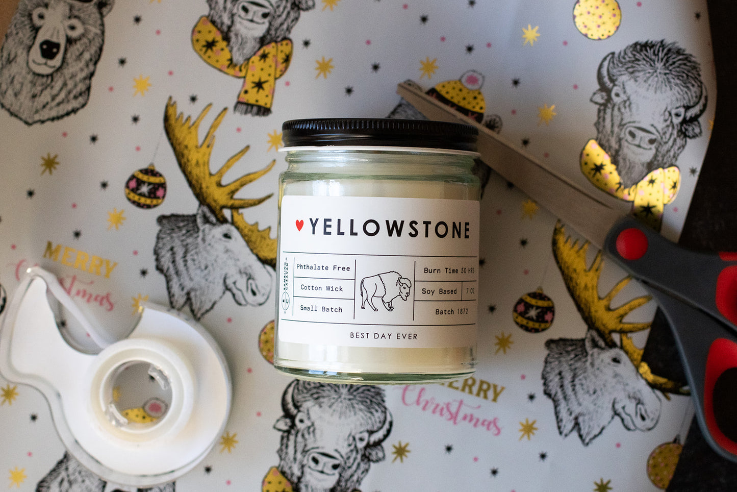 Yellowstone National Park Candle